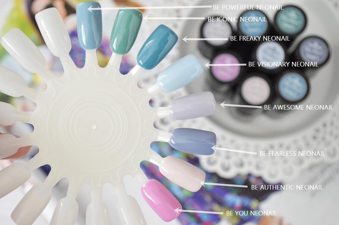 Cristal Spirit NeoNail lakiery hybrydowe swatche puderek.com.pl